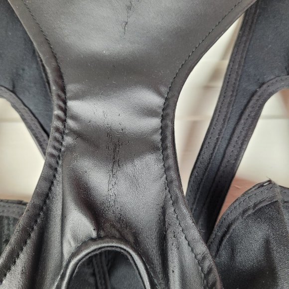 Lip Service Cult Holographic Neurotransmission Cyber Gothic Fetish Dress Small - Picture 8 of 13